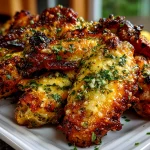 Garlic Parmesan Air Fryer Wings