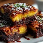 Graduation Gold Brownies