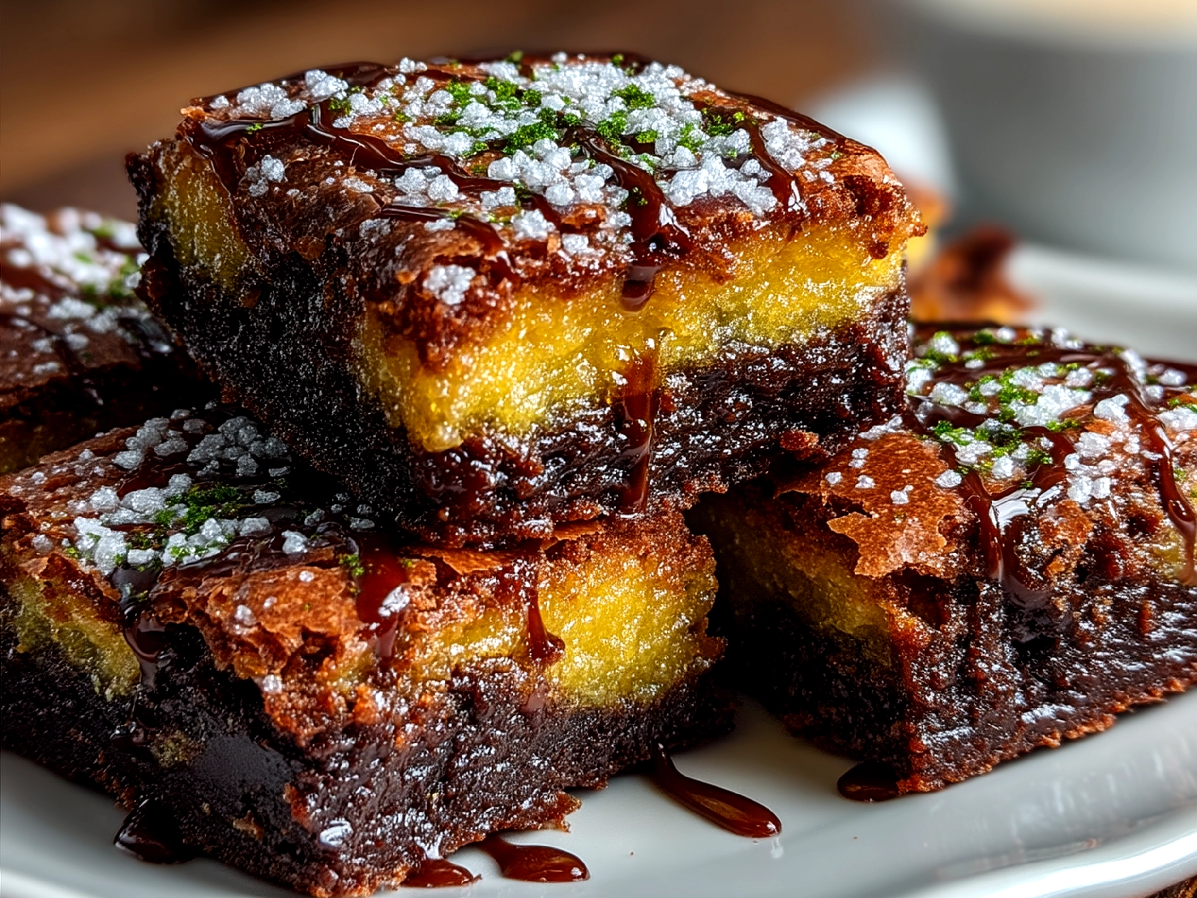 Graduation Gold Brownies