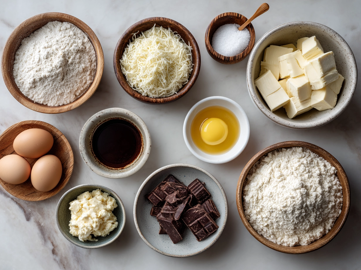 Ingredients for Graduation Mini Cheesecakes