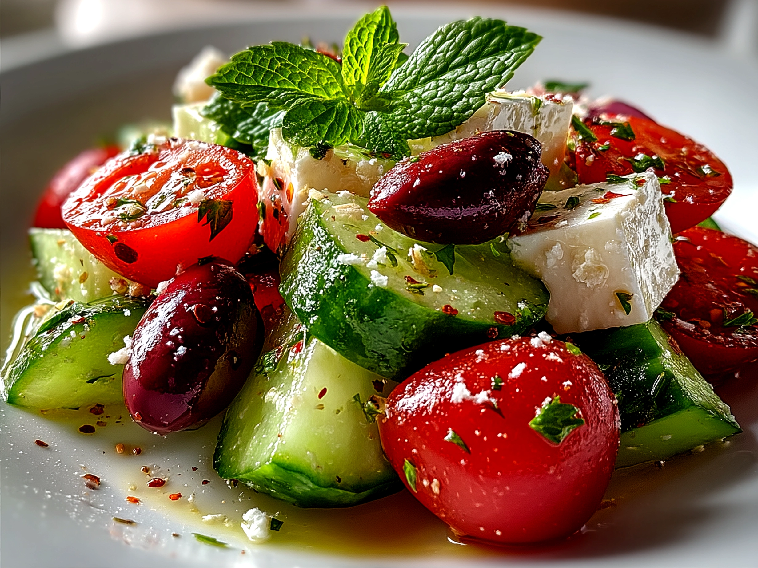 Greek Cucumber Salad