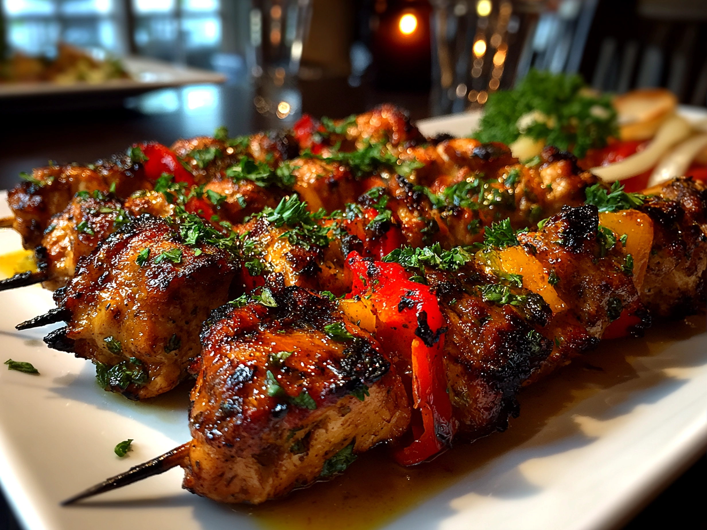 Grilled Chicken Kabobs