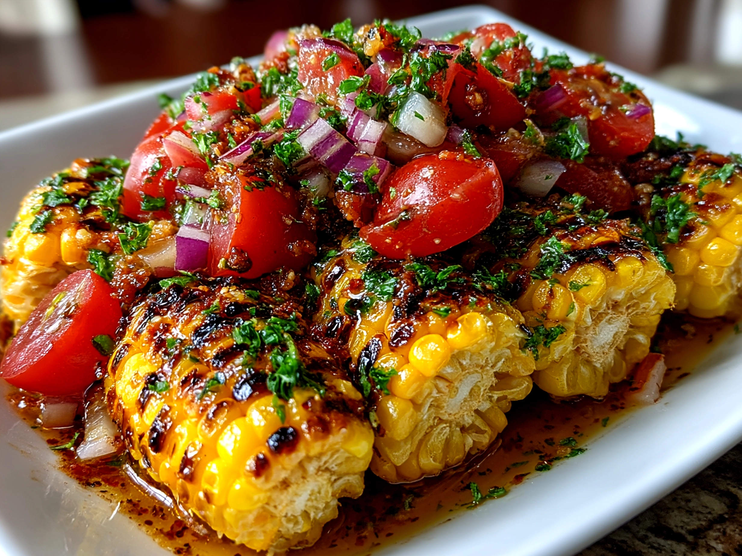 Grilled Corn Salsa