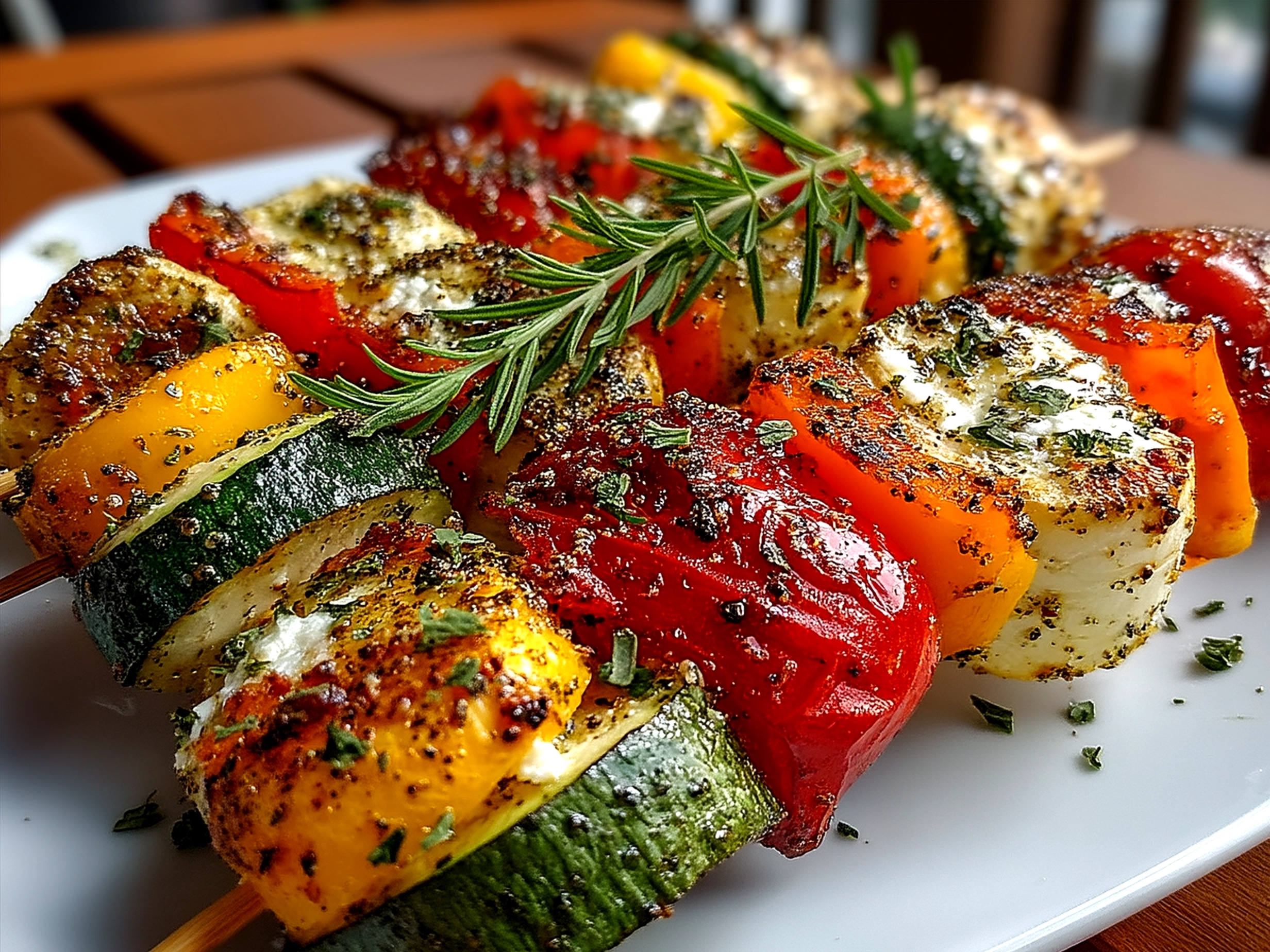 GRILLED VEGETABLE SKEWERS