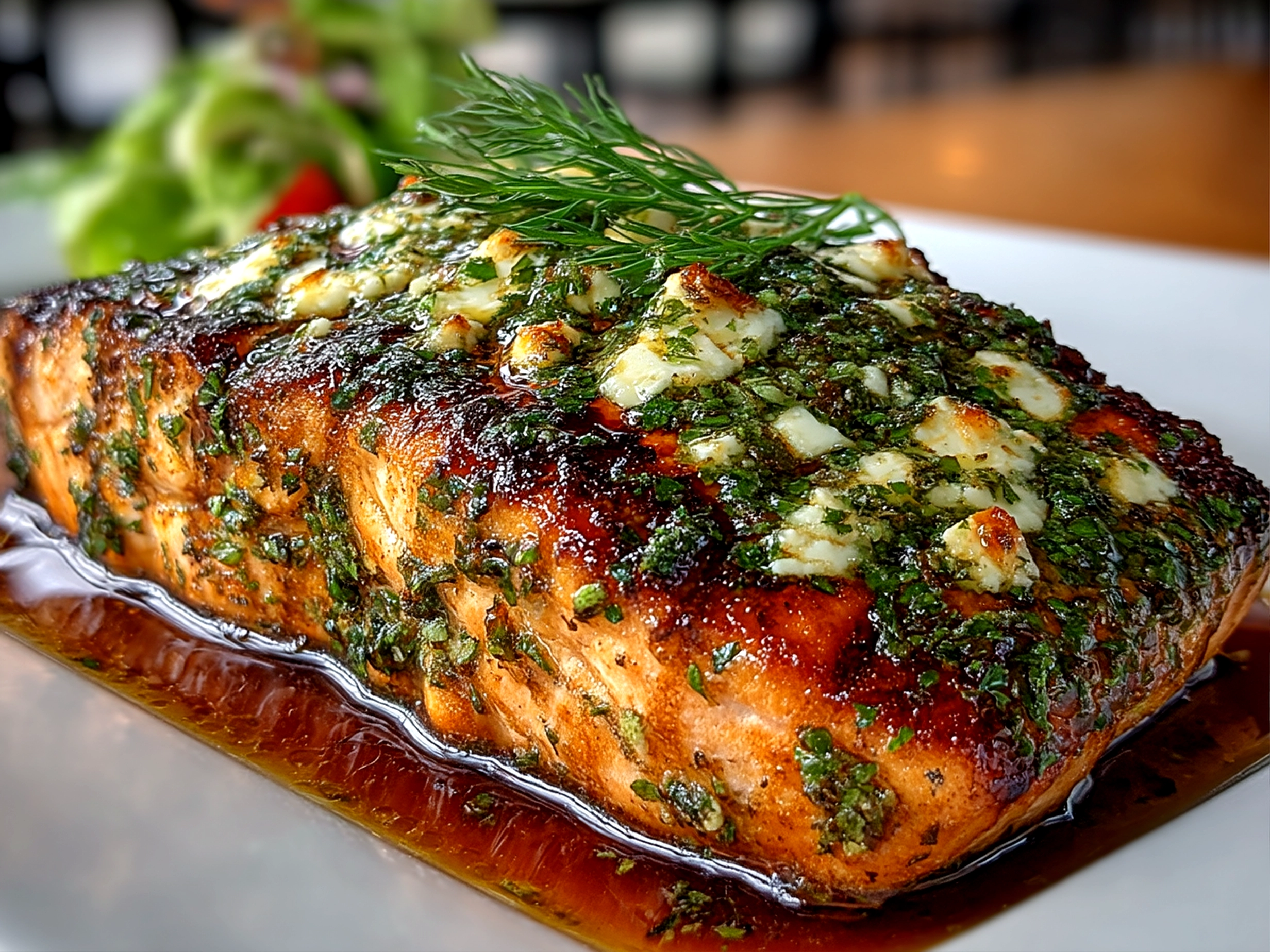 Herb Butter Grilled Salmon