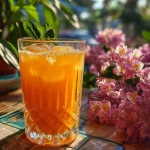 Homemade Peach Lemonade