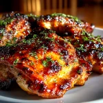 Honey Garlic BBQ Chicken Thighs