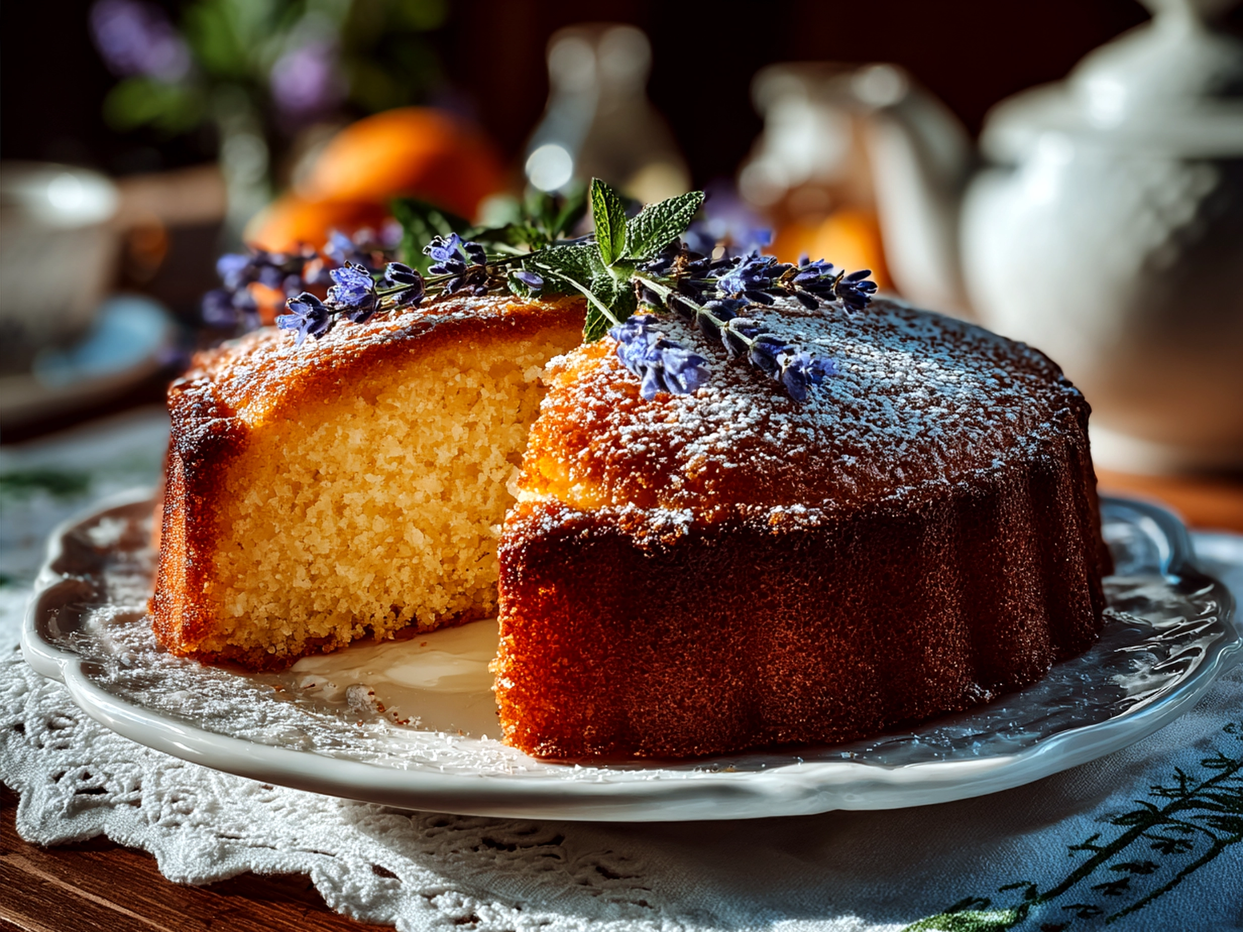 Honey Lavender Cake