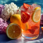 Lavender Strawberry Lemonade