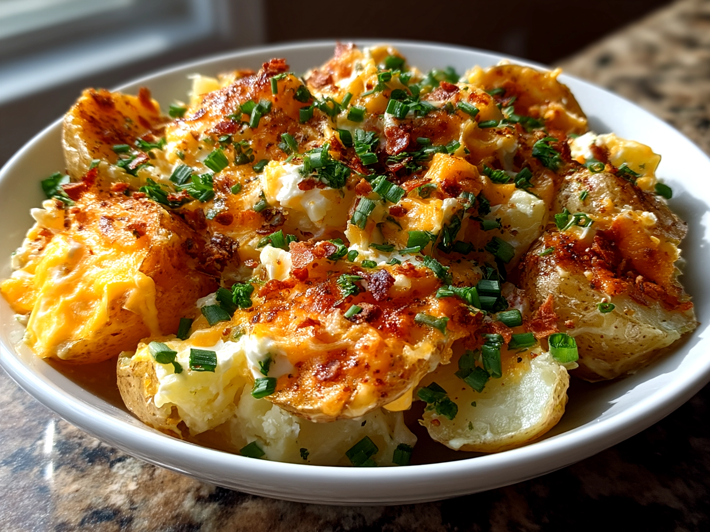 Loaded Cheddar Potato Salad