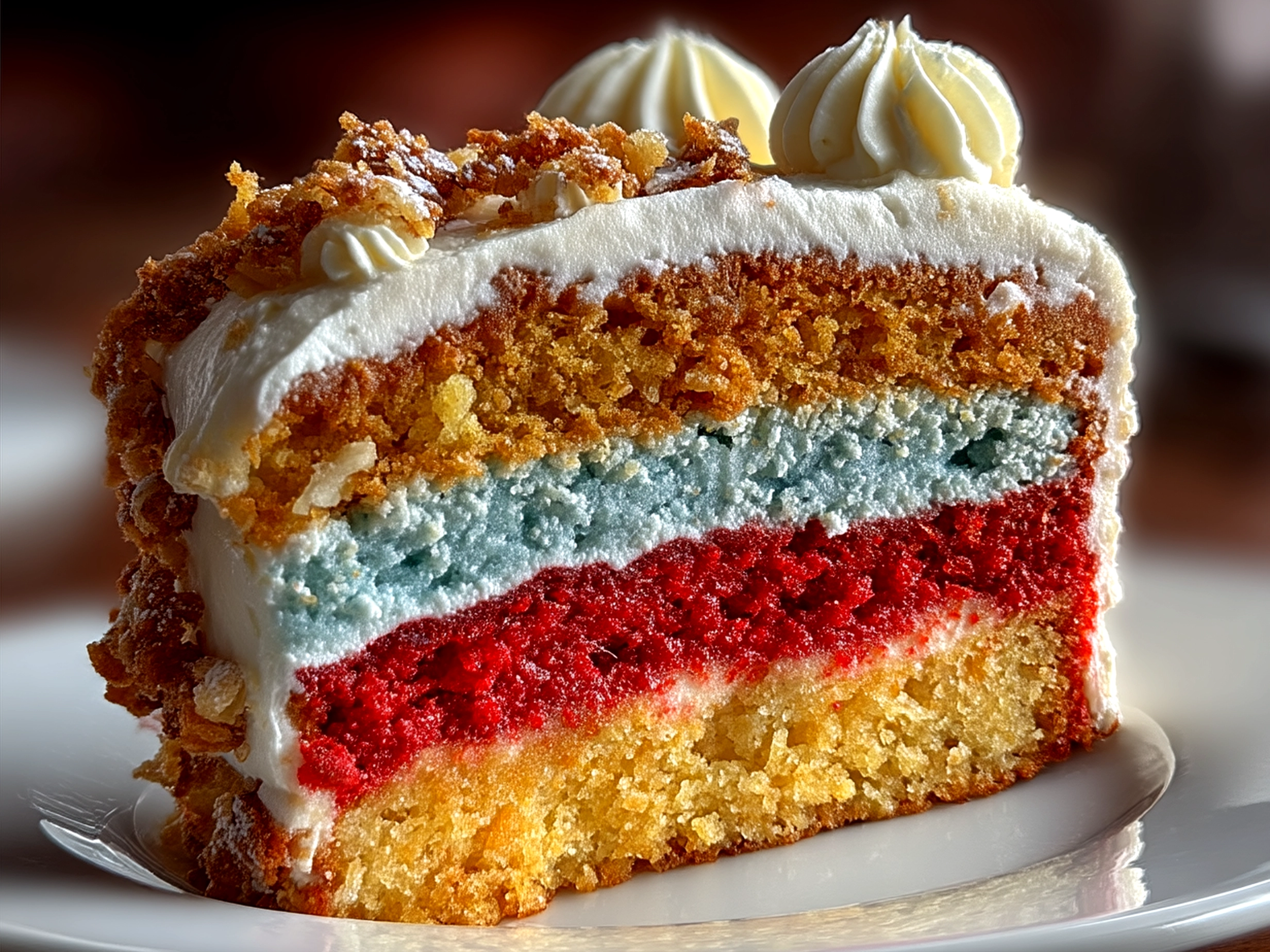 Memorial Day Flag Cake