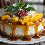 No-Bake Mango Cheesecake