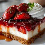 No-Bake Strawberry Cheesecake