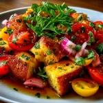 Panzanella Salad (Tuscan Bread and Tomato Salad)
