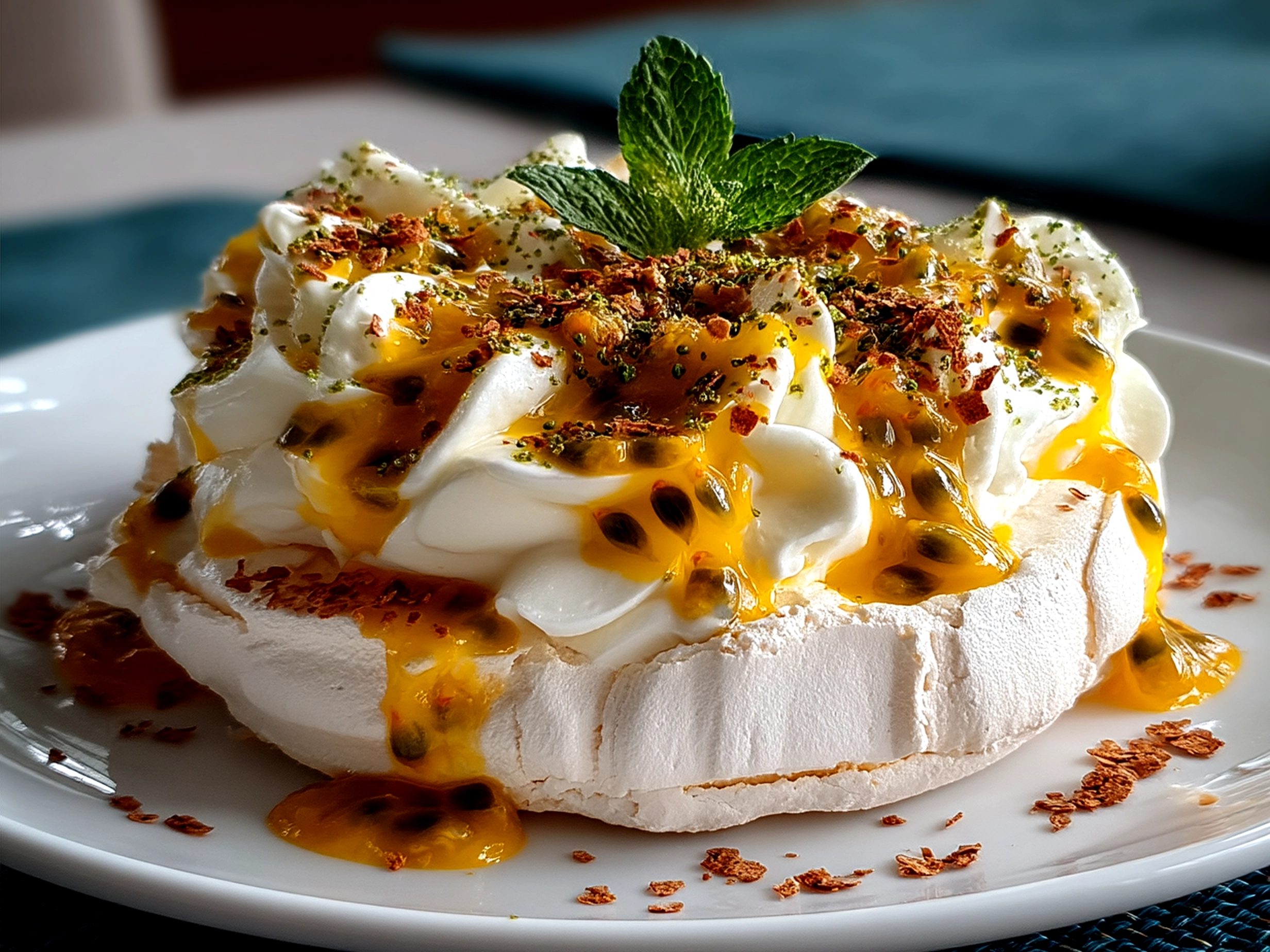 Passionfruit Pavlova