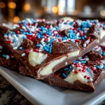 Patriotic Chocolate Bark