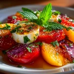Peach Caprese Salad