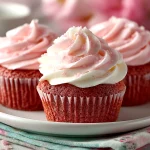 Pink Velvet Cupcakes