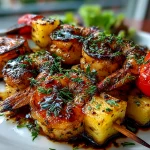 Shrimp Kabobs with Pineapple