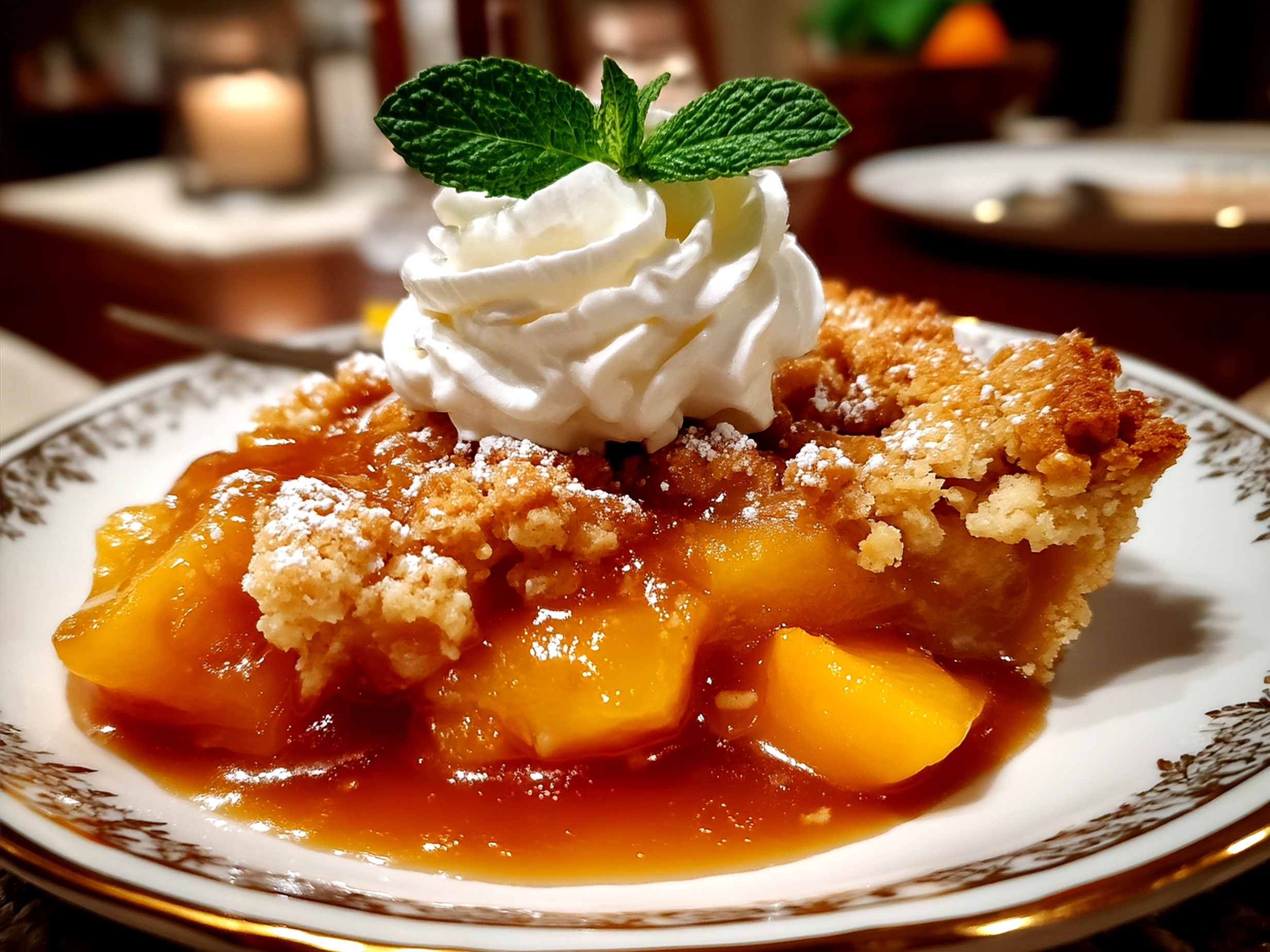 Southern Peach Cobbler
