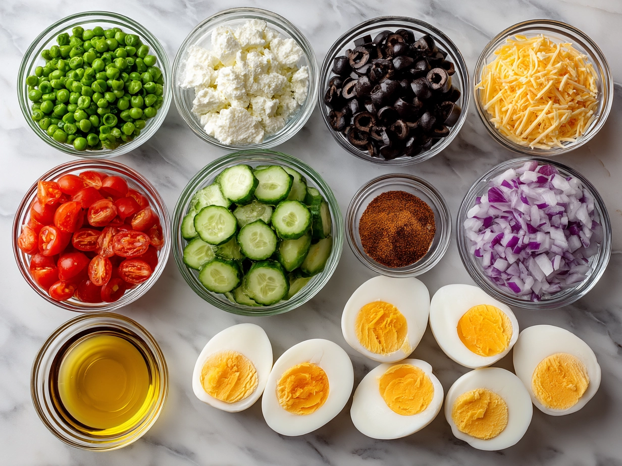 Ingredients for Southern Potato Salad