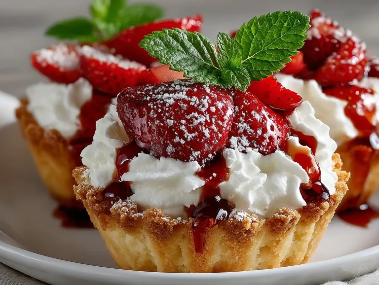 strawberry shortcake cups