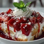 strawberry shortcake trifle