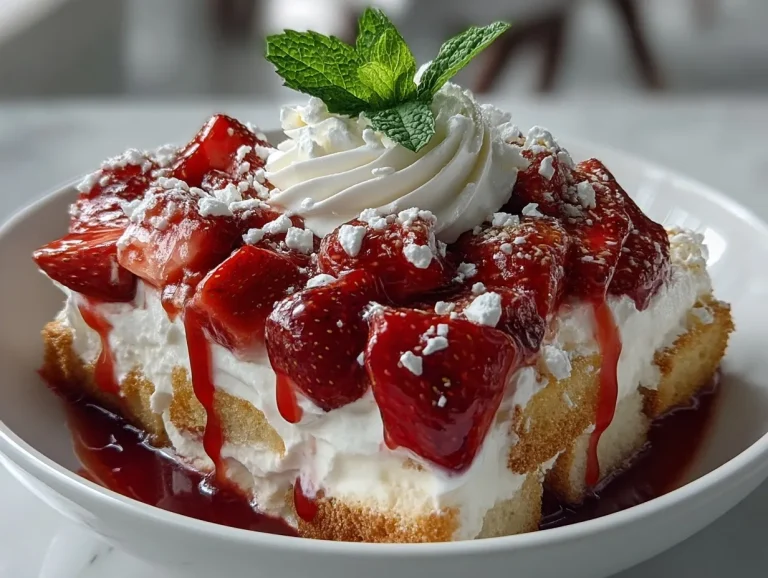 strawberry shortcake trifle