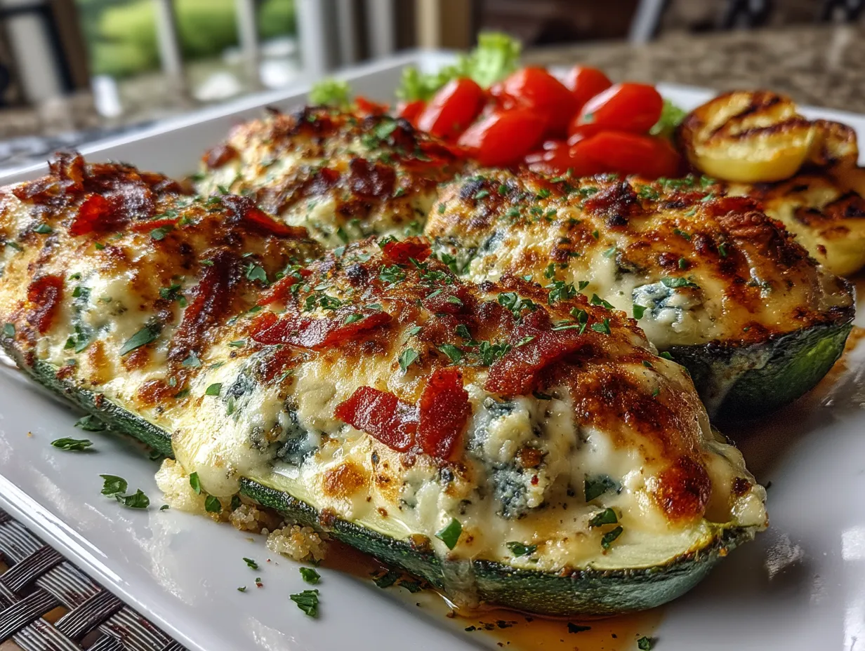 stuffed zucchini boats