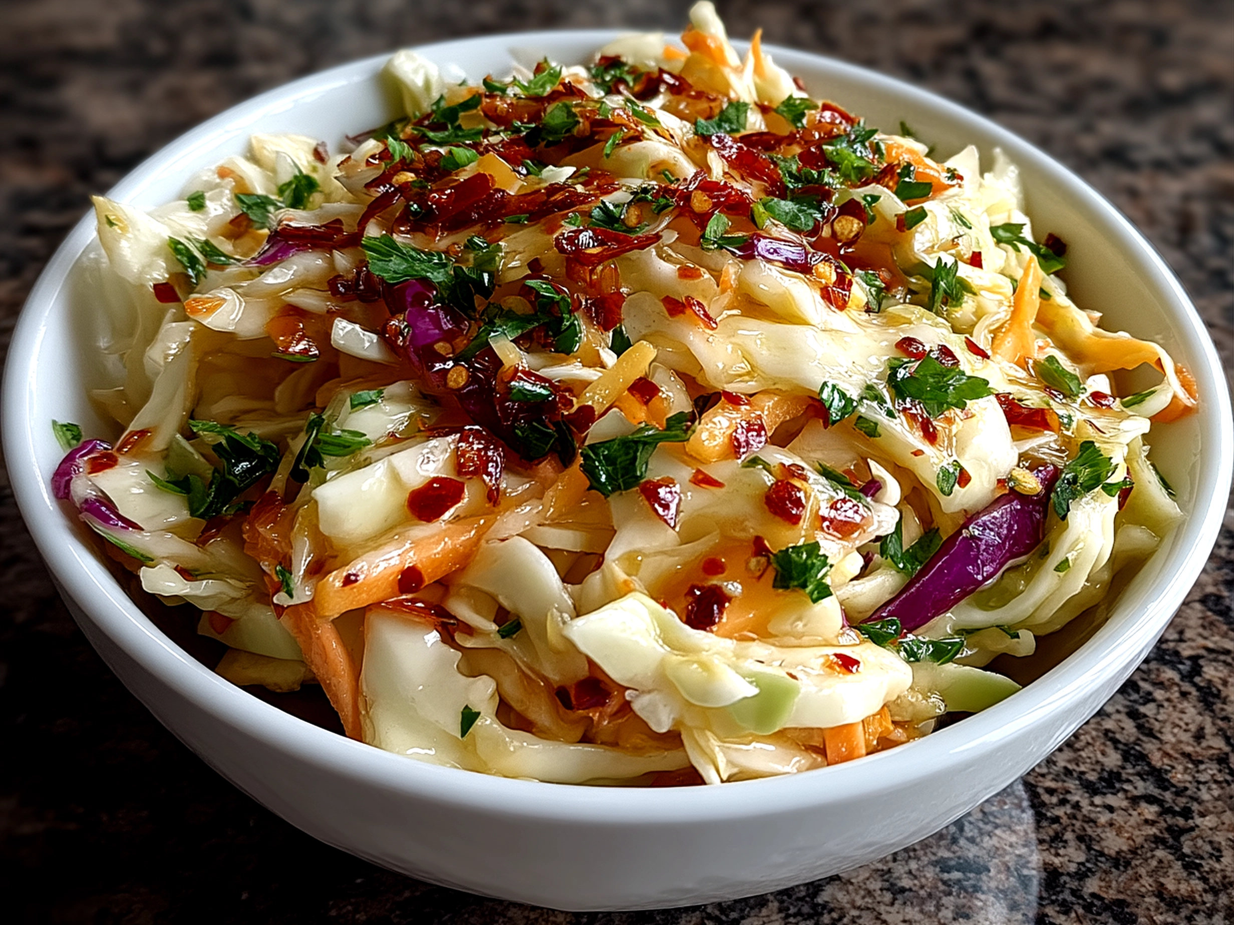 Tangy Vinegar Coleslaw