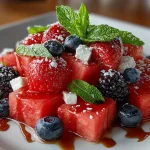 Watermelon Berry Salad