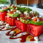 Watermelon Avocado Salad