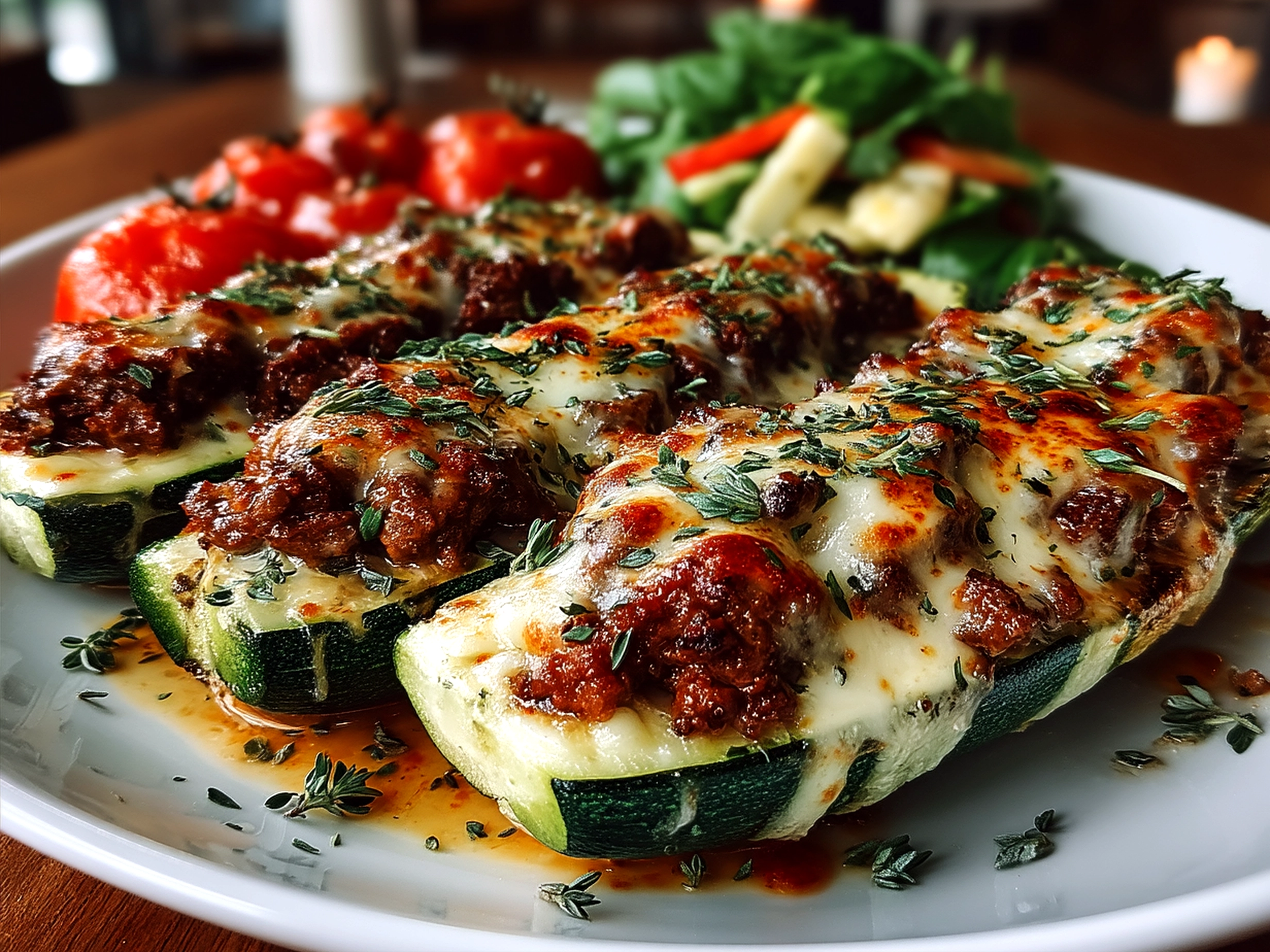 zucchini boats beef
