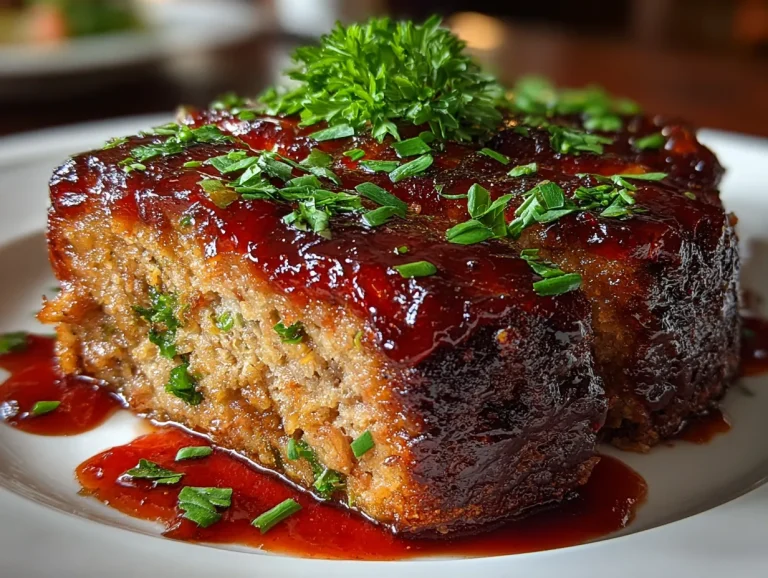 BBQ Stuffed Meatloaf