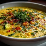 Creamy Corn and Zucchini Chowder