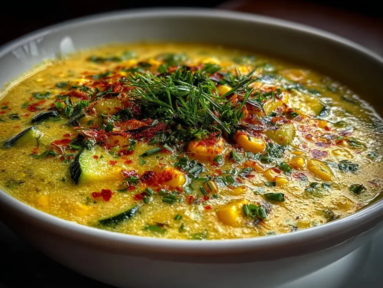 Creamy Corn and Zucchini Chowder