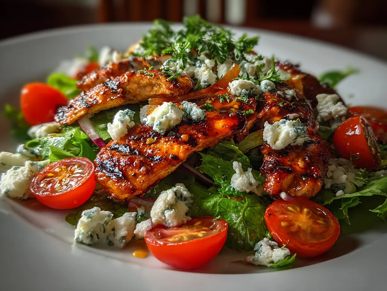 Grilled Buffalo Chicken Salad