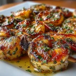 Grilled Garlic Herb Shrimp Skewers
