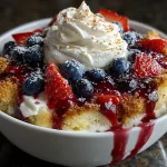 Red White Blue Trifle