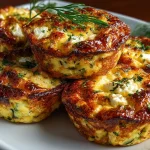 Savory Zucchini and Feta Egg Bites